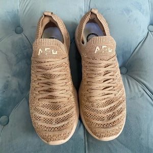 APL TechLoom Wave Sneaker in Warm Silk, Almond, & Caramel